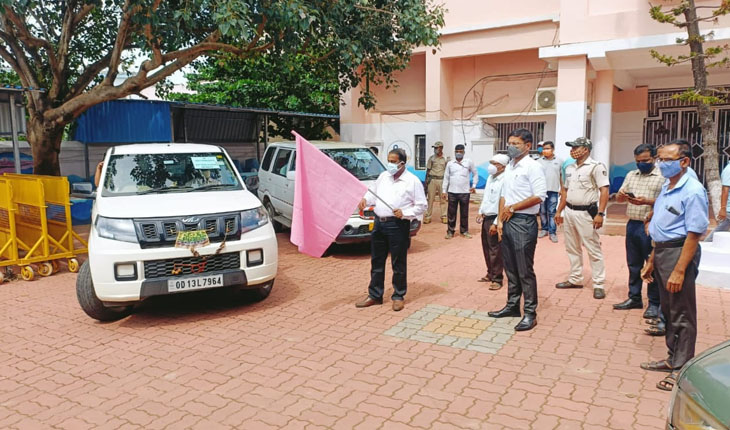 postal ballot vehicle started in pipili byelection