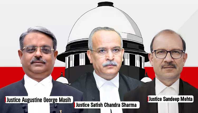 Supreme Court gets 3 new judges Collegiums recommendation approved by Central Government